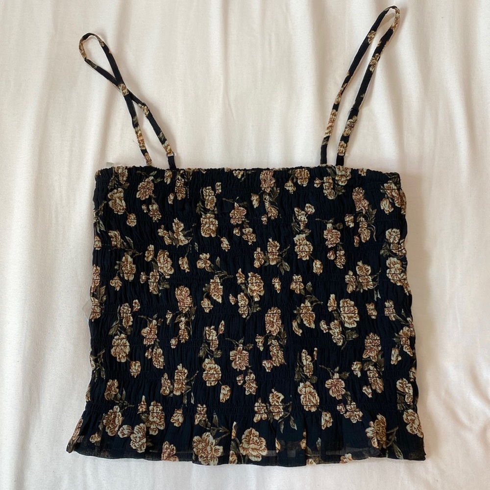 american eagle floral tank top